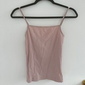Wilfred Light Pink Ribbed Tank Top